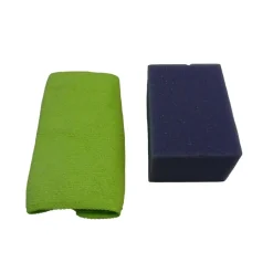 123 Products  Poets en spons pakket met microvezel doekje