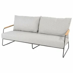 Online 4 Seasons Outdoor  Balade loungebank antraciet zwart teak