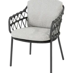4 Seasons Outdoor Calpi dining tuinstoel anthracite zwart