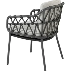 4 Seasons Outdoor Calpi dining tuinstoel anthracite zwart