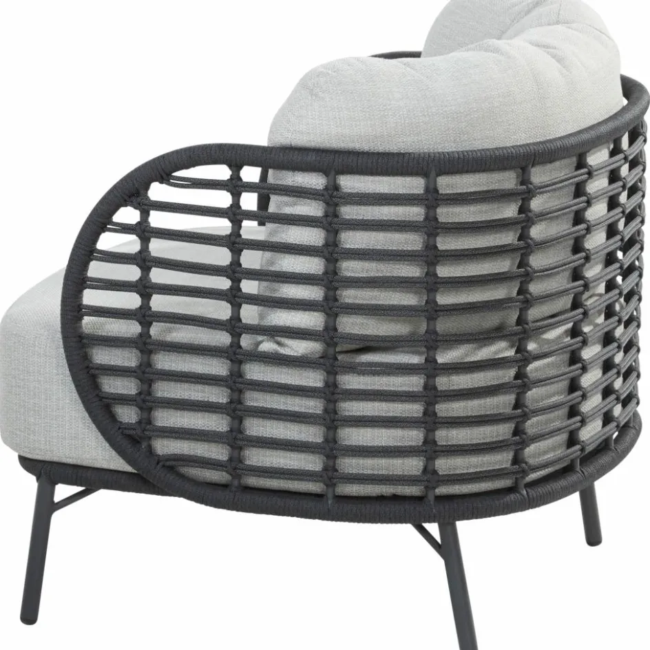 Clearance 4 Seasons Outdoor Fabrice loungestoel anthracite
