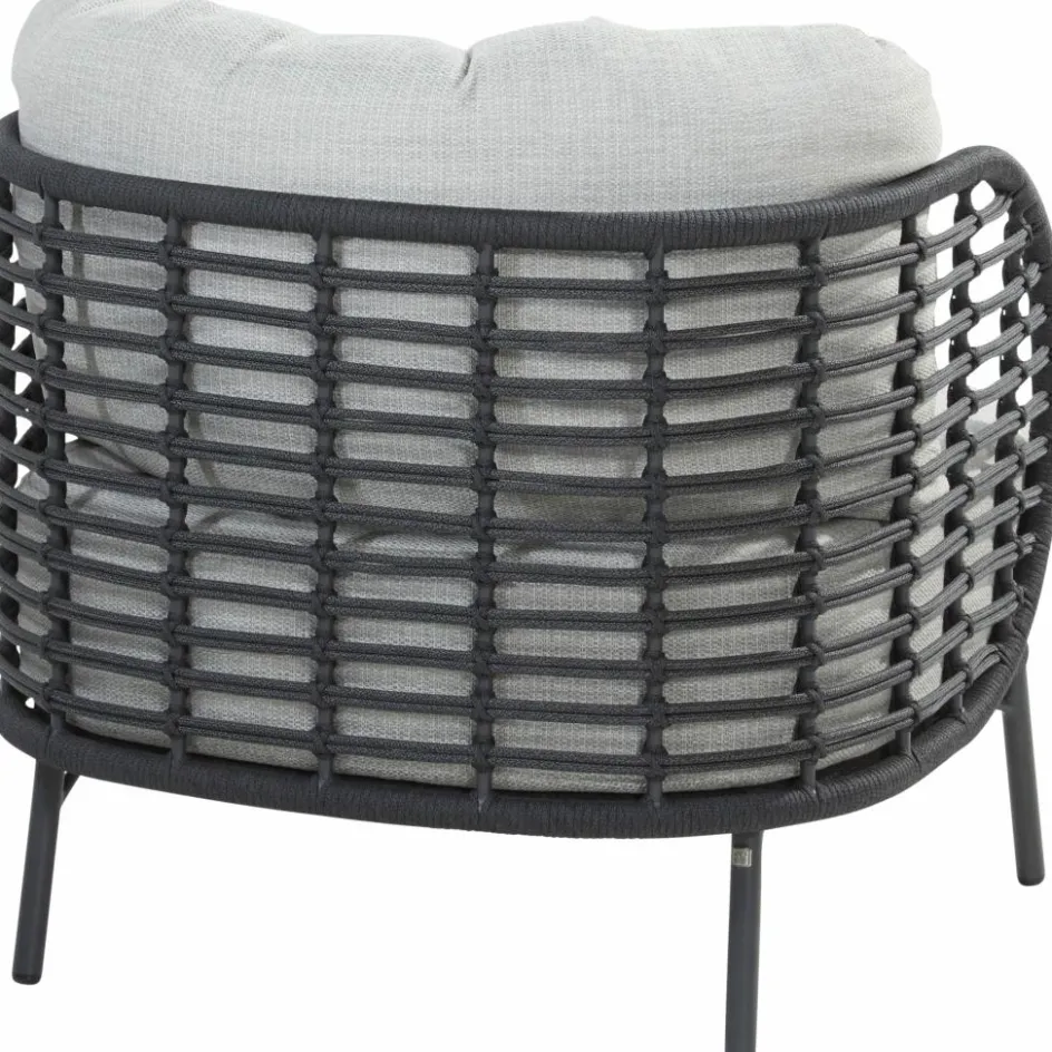 Clearance 4 Seasons Outdoor Fabrice loungestoel anthracite