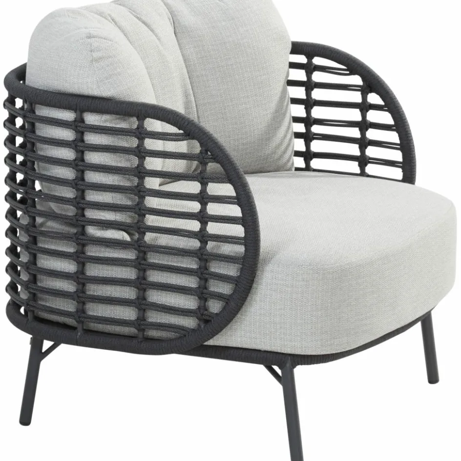 Clearance 4 Seasons Outdoor Fabrice loungestoel anthracite