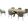 4 Seasons Outdoor  Prado Ellips 240 x 115 cm Jura 6 tuinset green