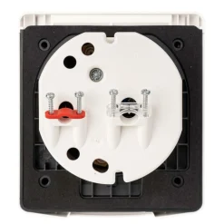 ABL 12V en TV wanduitvoerdoos wit