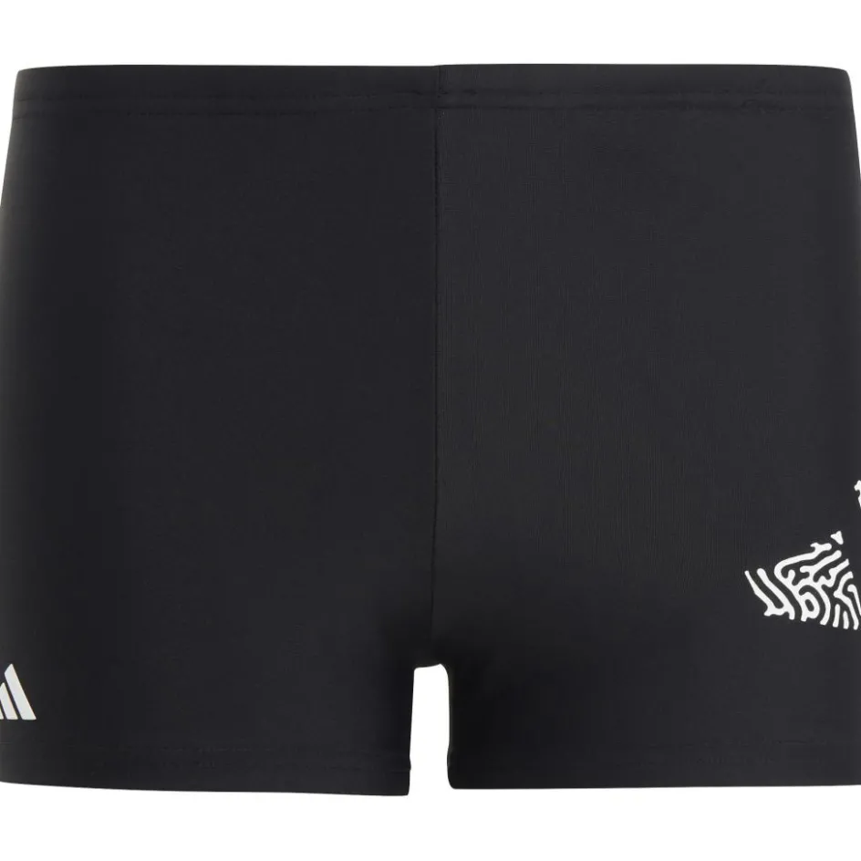 Best adidas 3 Bar Logo zwemboxer junior black white