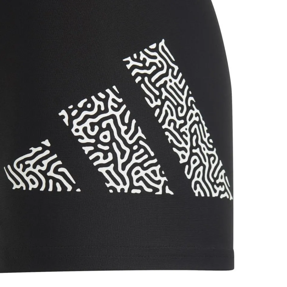 Best adidas 3 Bar Logo zwemboxer junior black white