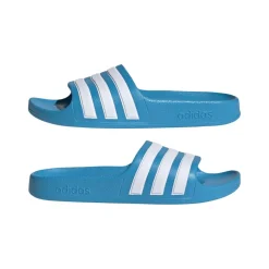 New adidas Adilette Aqua slippers junior solar blue cloud white