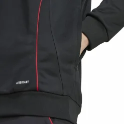 Hot adidas Ajax Tiro 24 hoodie heren black white bold red