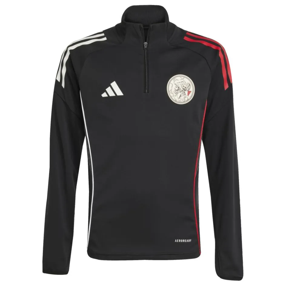 Outlet adidas Ajax Tiro 25 trainingsshirt junior black white bold red