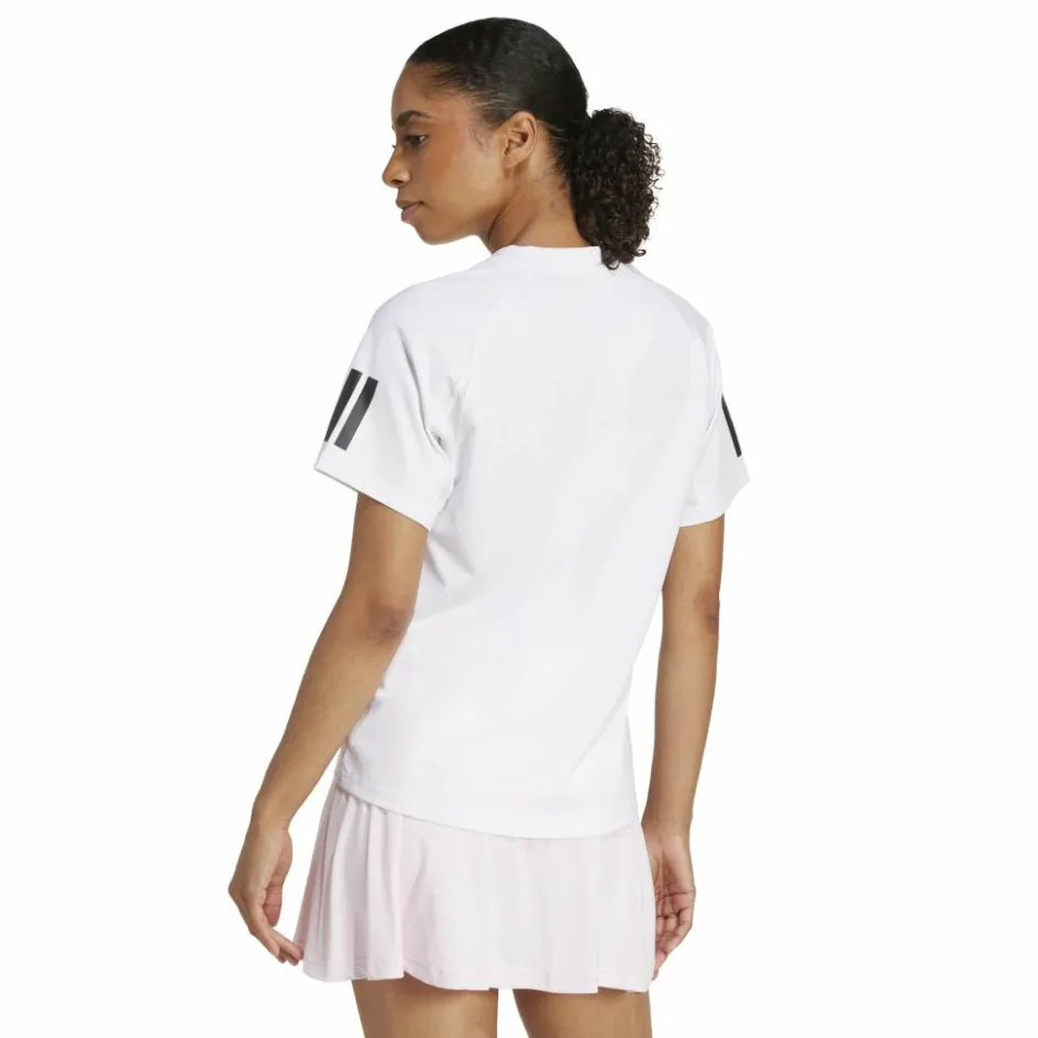 adidas Club 3-stripes tennisshirt dames white
