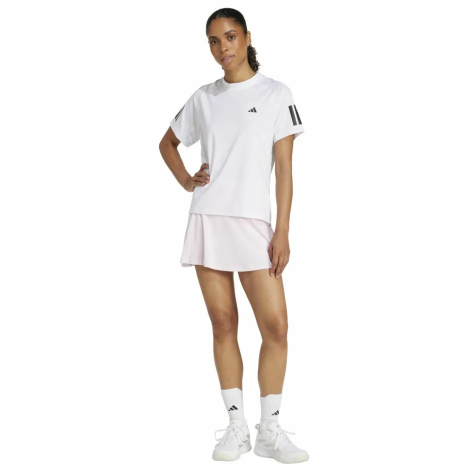 adidas Club 3-stripes tennisshirt dames white