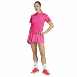 adidas Club 3-stripes tennisshirt dames lucid pink