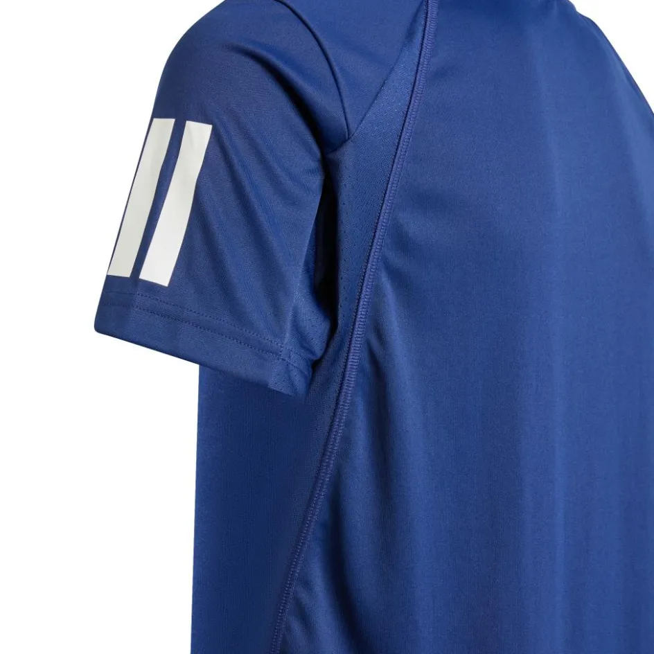 adidas Club 3-Stripes tennisshirt junior dark blue