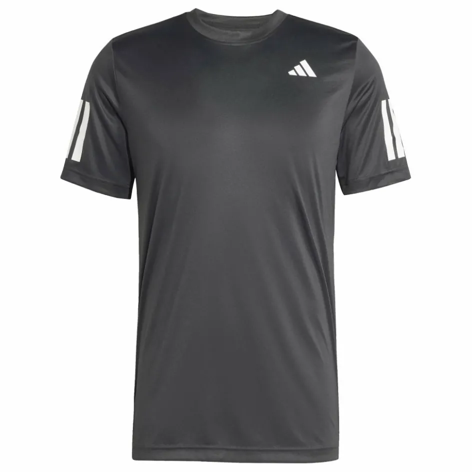 adidas Club 3-stripes tennisshirt heren black