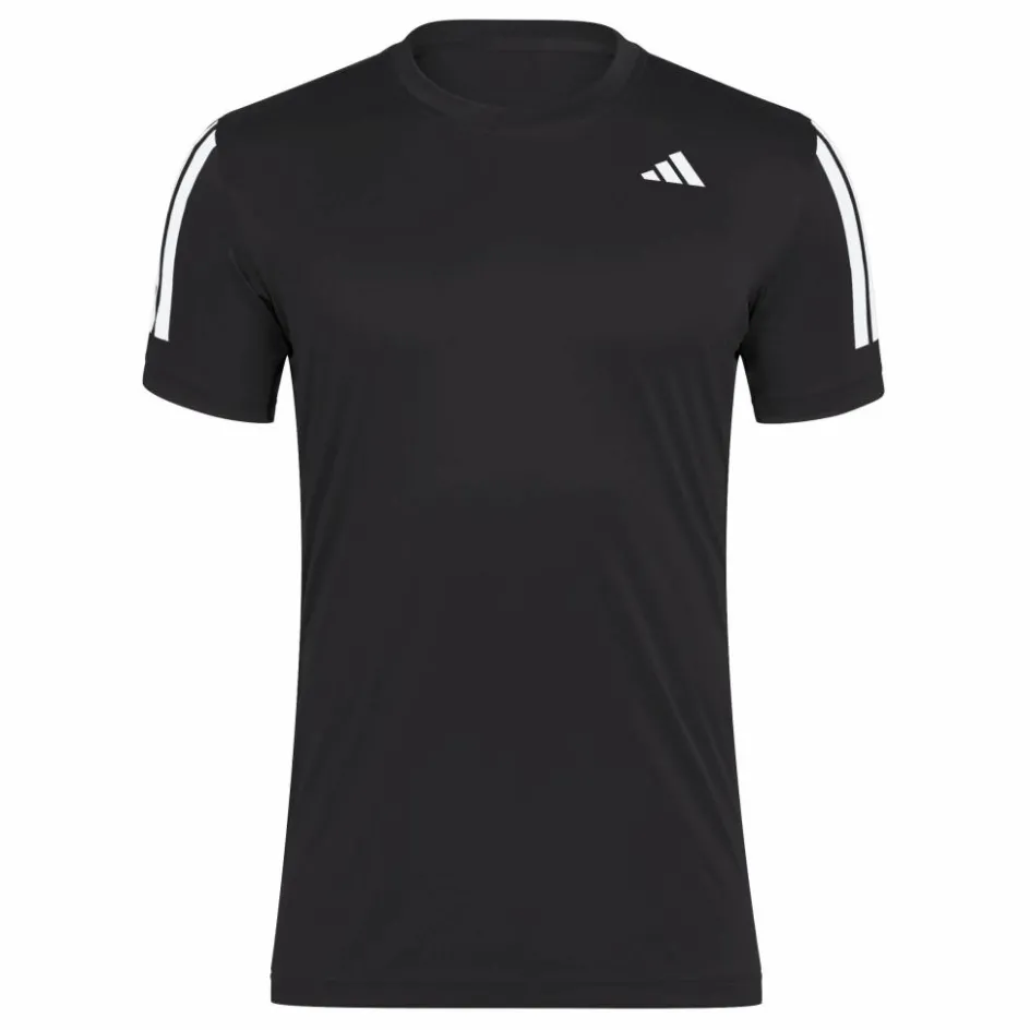 adidas Club 3-stripes tennisshirt heren black