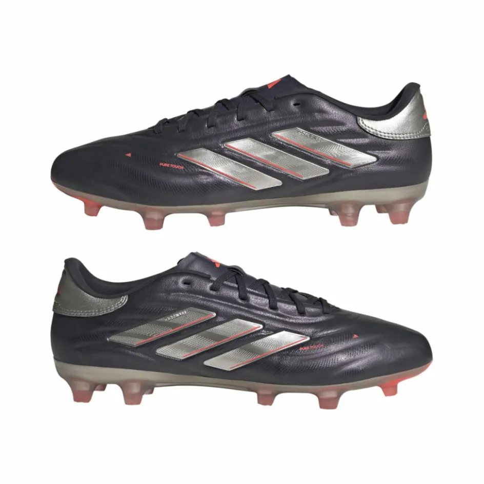 Hot adidas Copa Pure 2 Pro FG voetbalschoenen aurora black platinum metallic turbo