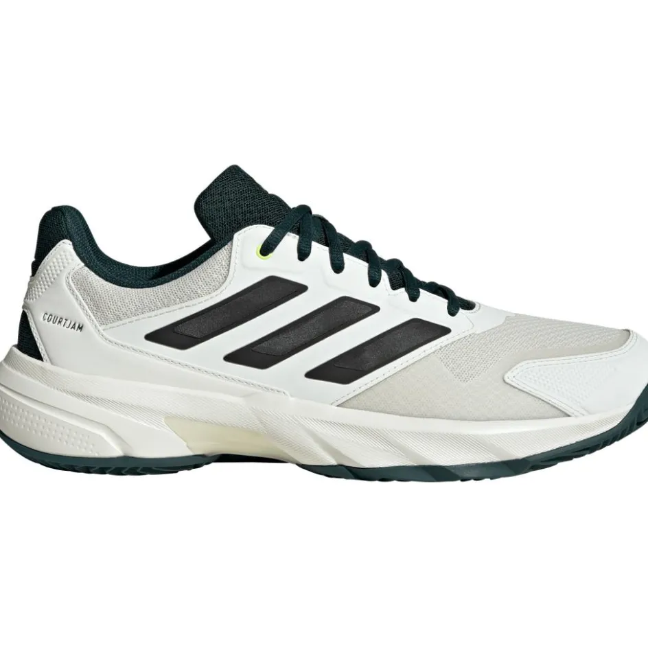Clearance adidas CourtJam Control 3 tennisschoenen heren offwhite