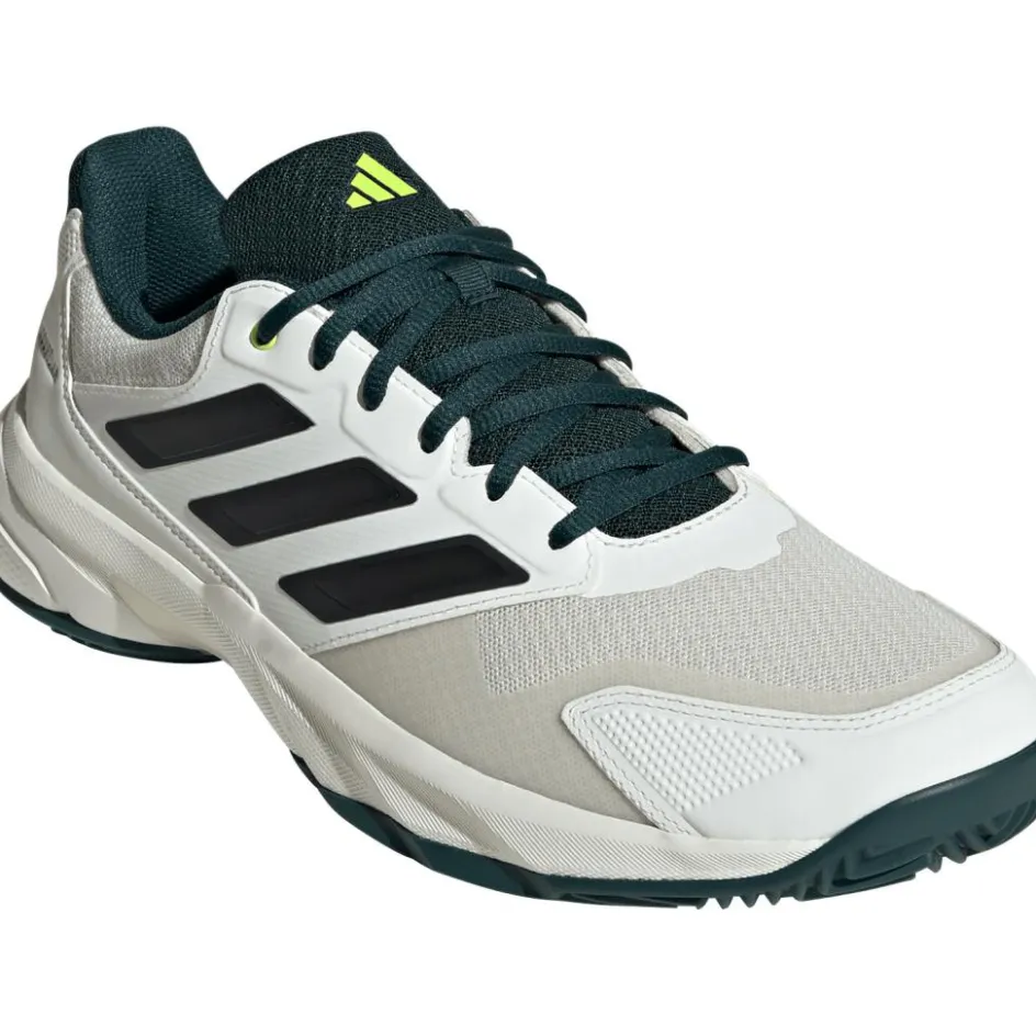 Clearance adidas CourtJam Control 3 tennisschoenen heren offwhite