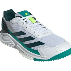 Hot adidas Courtquick padelschoenen heren cloud white cloud white aurora ivy