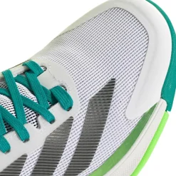 Outlet adidas Crazyquick Boost padelschoenen heren cloud white core black lime burst