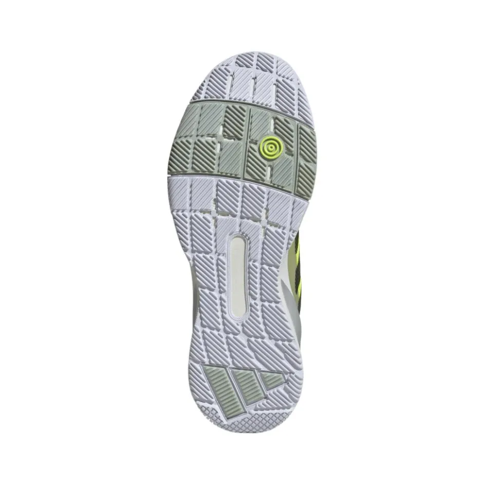 Discount adidas Crazyquick padelschoenen heren lucid lemon core black silver metallic