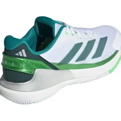 adidas Crazyquick padelschoenen heren cloud white aurora ivy lime burst