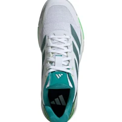 adidas Crazyquick padelschoenen heren cloud white aurora ivy lime burst