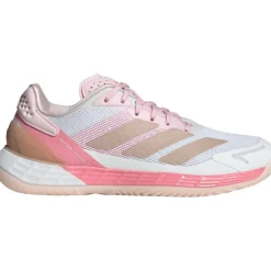 adidas Defiant Speed 2 padelschoenen dames white pink