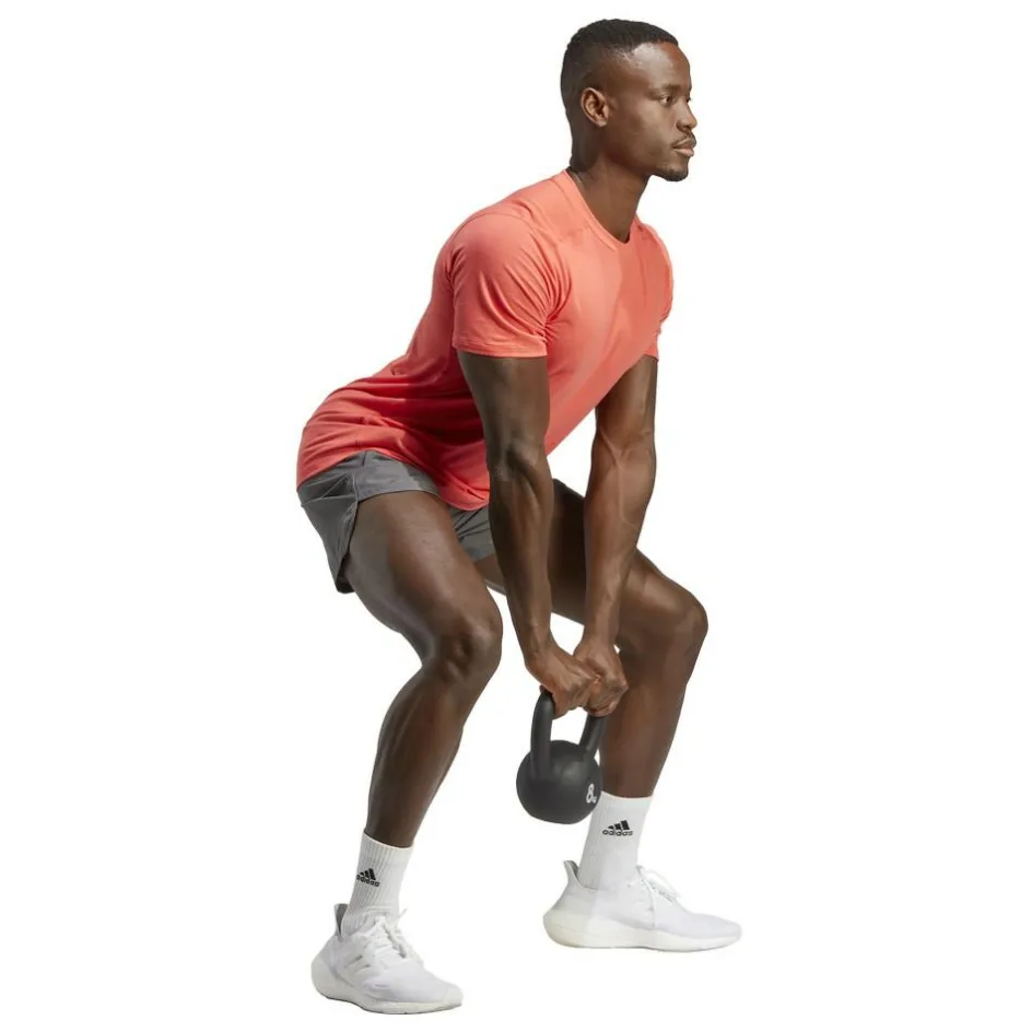 adidas Designed For Training trainingsshirt heren bright red