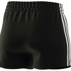 adidas Essential Slim 3-Stripes short dames black white
