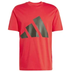 Discount adidas Essentials Big Logo shirt heren pure ruby black