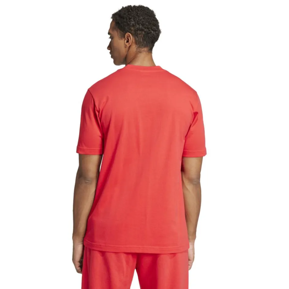 Discount adidas Essentials Big Logo shirt heren pure ruby black