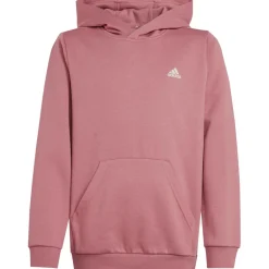 Sale adidas Essentials Small Logo fleece hoodie junior preloved crimson