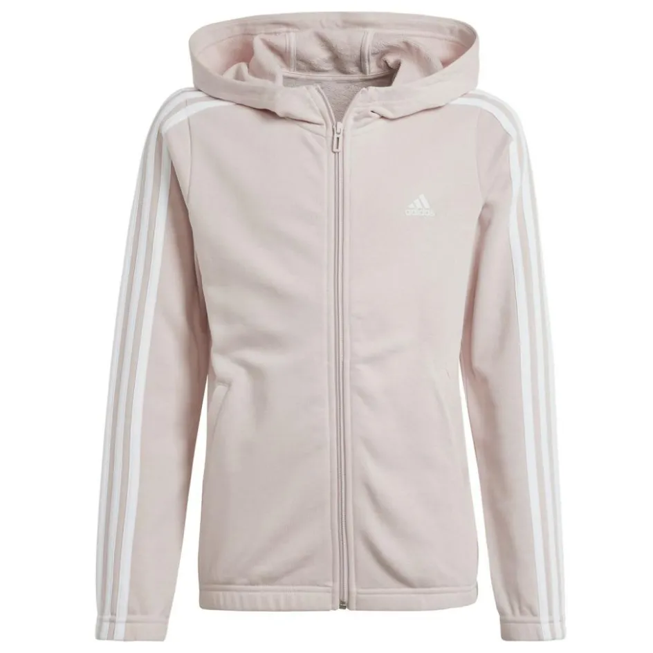 adidas Essentials 3-Stripes vest junior sandy pink white