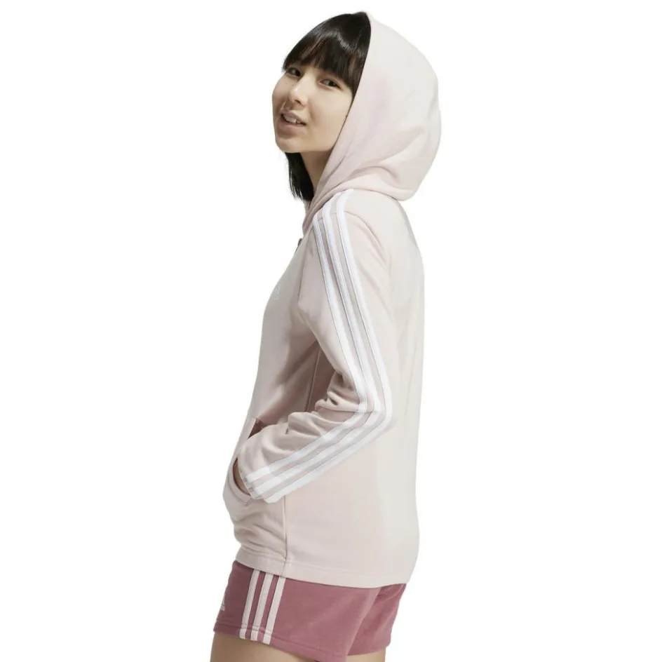 adidas Essentials 3-Stripes vest junior sandy pink white