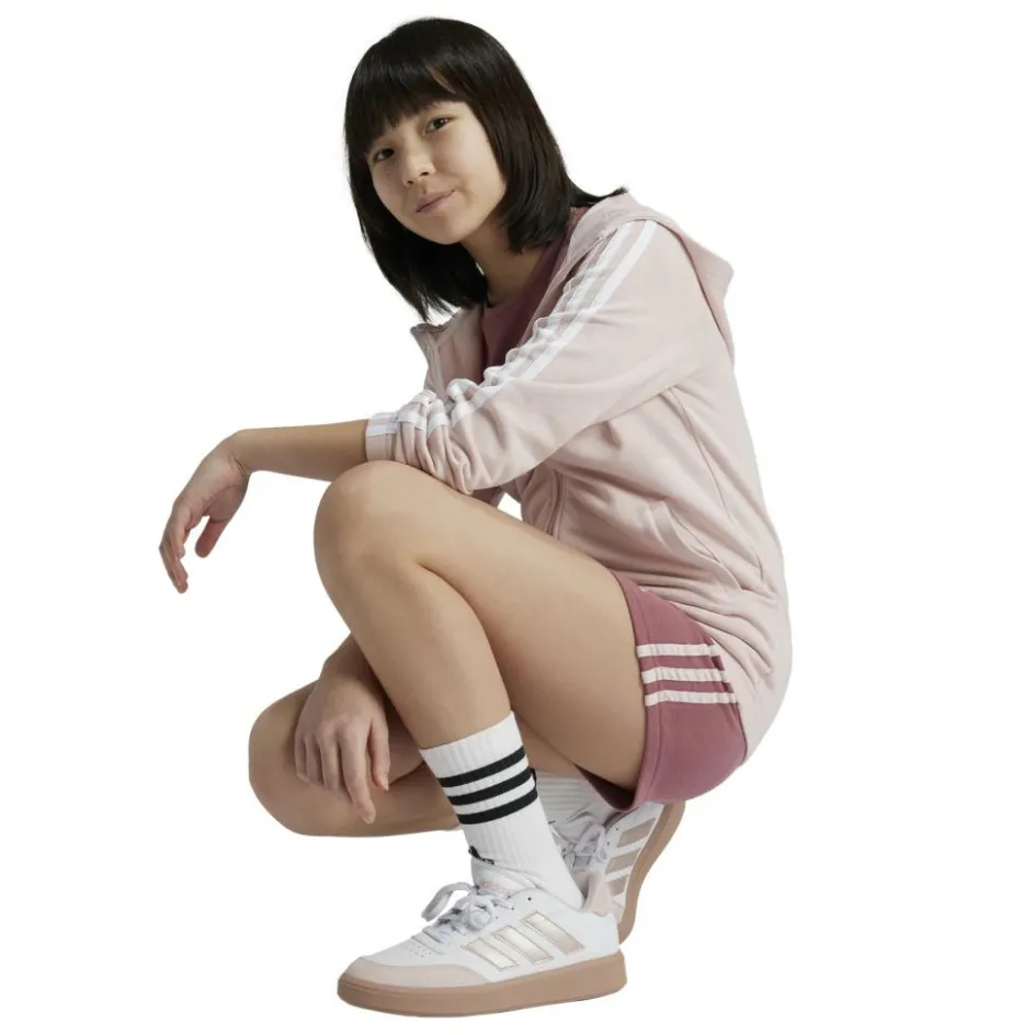 adidas Essentials 3-Stripes vest junior sandy pink white