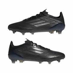 adidas F50 Elite FG voetbalschoenen heren core black iron metallic gold metallic