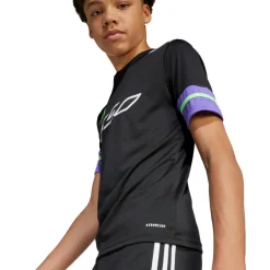 adidas F50 voetbalshirt junior black purple rush