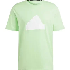 Hot adidas Future Icons Badge Of Sport shirt heren semi green spark