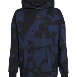 Sale adidas Future Icons Camo Printed hoodie junior legend ink black