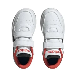 adidas Hoops 3.0 CF C schoenen junior cloud white core black bright red