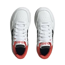 adidas Hoops 3.0 schoenen junior cloud white core black bright red