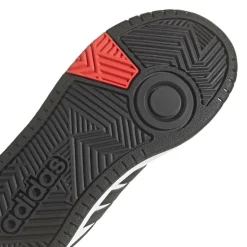 adidas Hoops 3.0 schoenen junior cloud white core black bright red