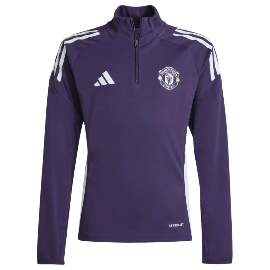 New adidas Manchester United Tiro 25 Competition trainingsshirt junior aurora plum