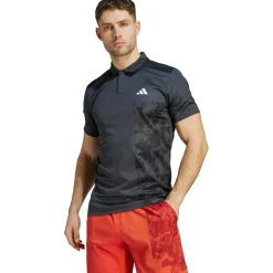 adidas Paris Freelift tennispolo heren carbon