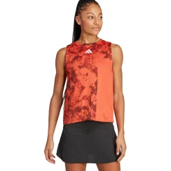 adidas Paris Match tennis tanktop dames preloved red