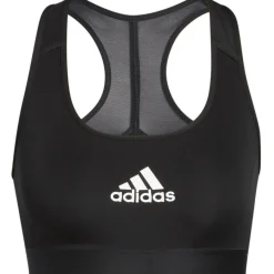 adidas Powerreact Medium Support sport bh dames zwart