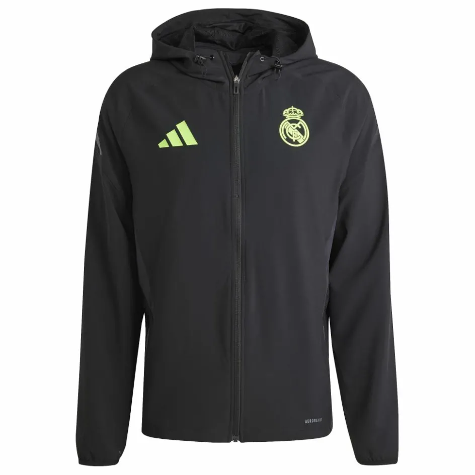adidas Real Madrid Tiro 25 Pro Vis Tech trainingsjack heren black