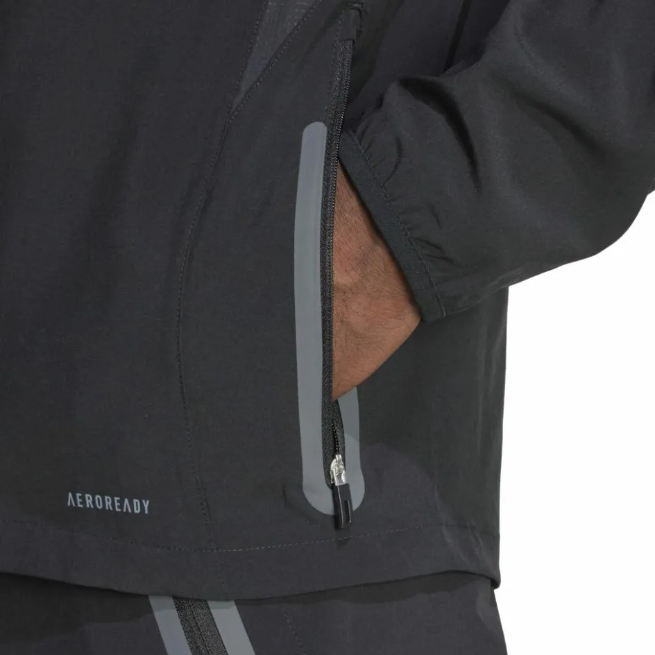 adidas Real Madrid Tiro 25 Pro Vis Tech trainingsjack heren black